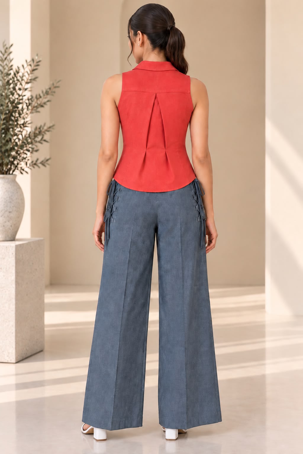 PEARL SIDE TIE PANT