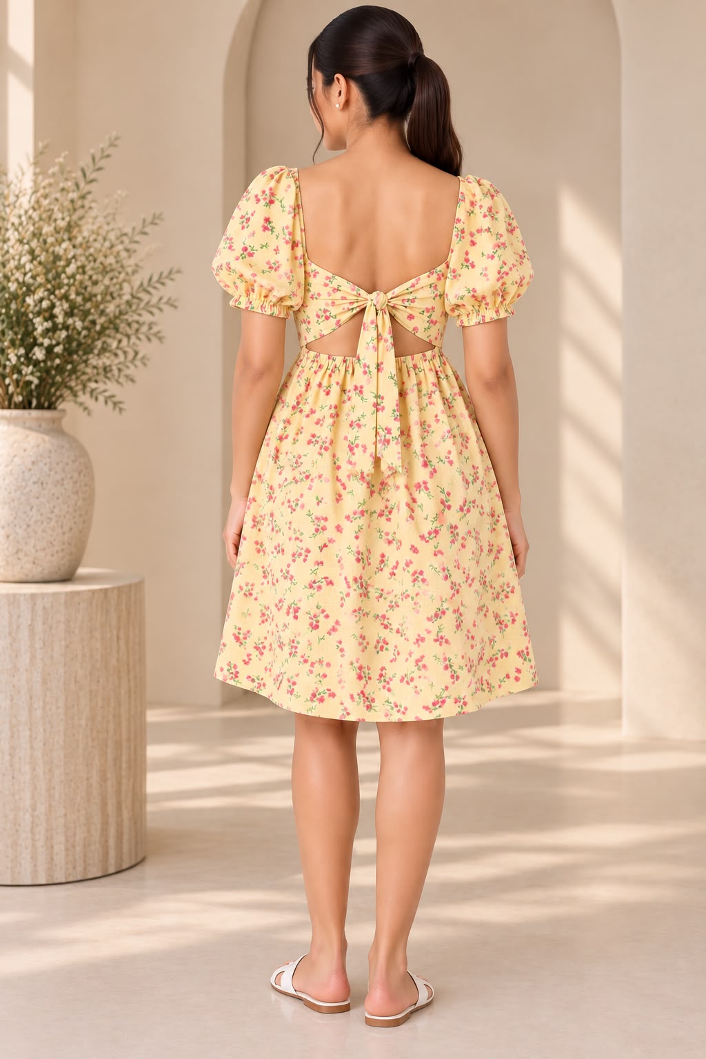 AMELIA TIE BACK DRESS