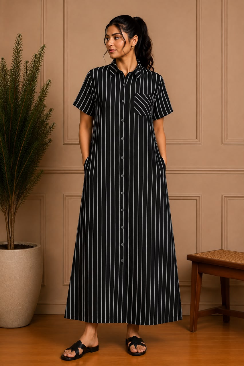 MONACO STRIPE DRESS