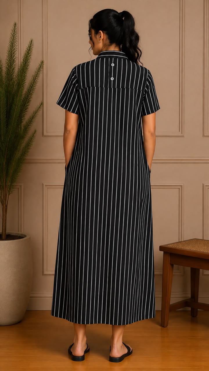 MONACO STRIPE DRESS