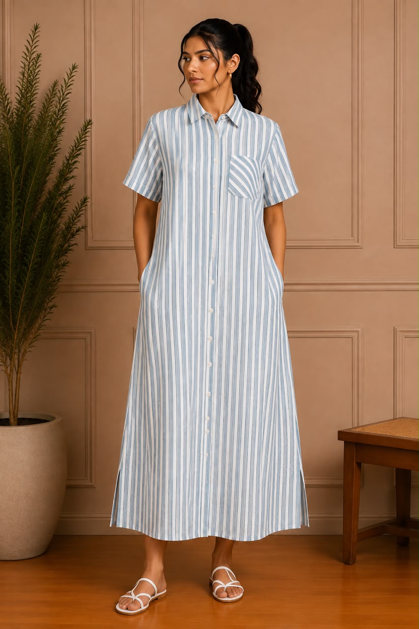 MONACO STRIPE DRESS