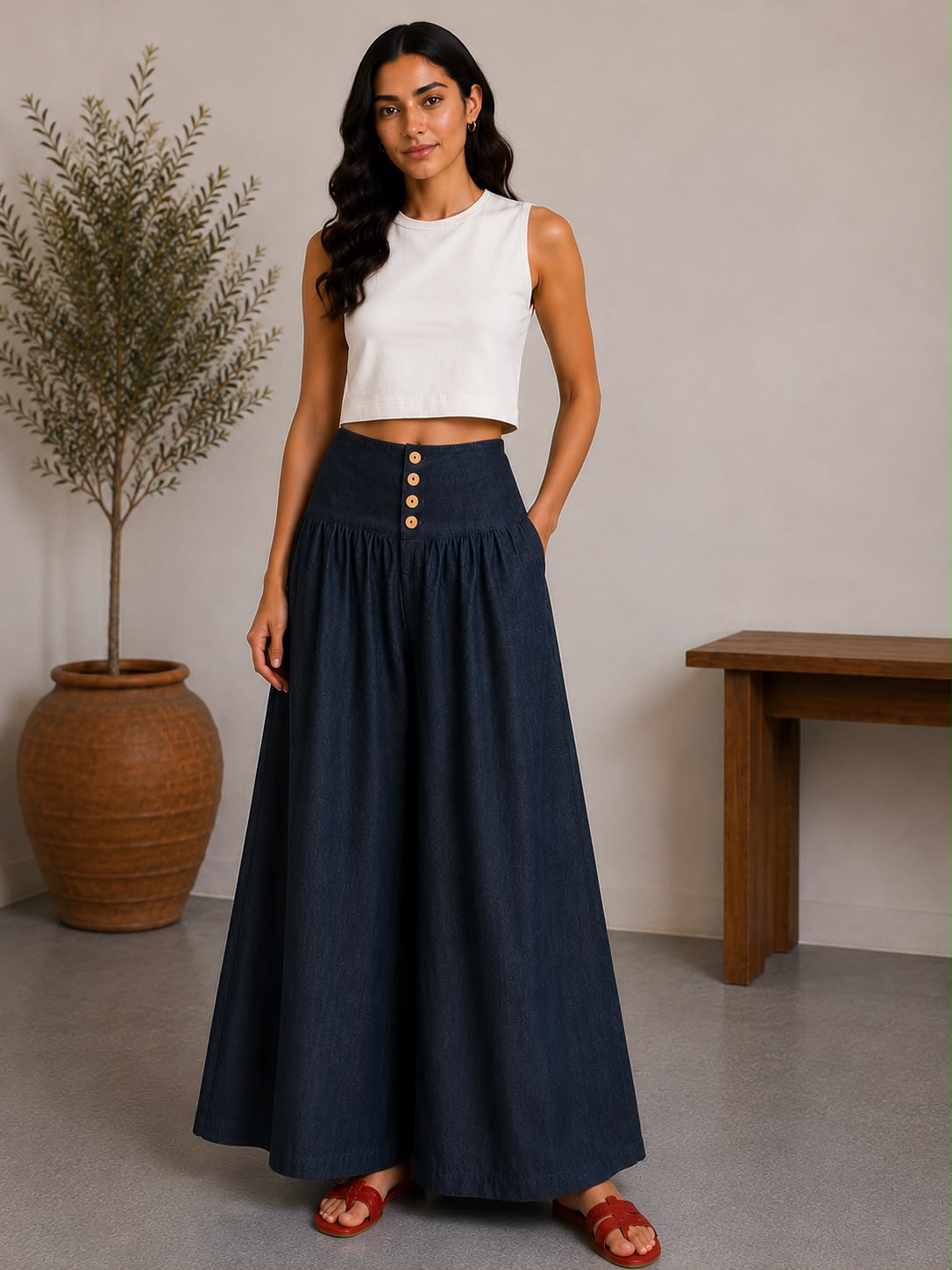 NOA WIDE-LEG PANT