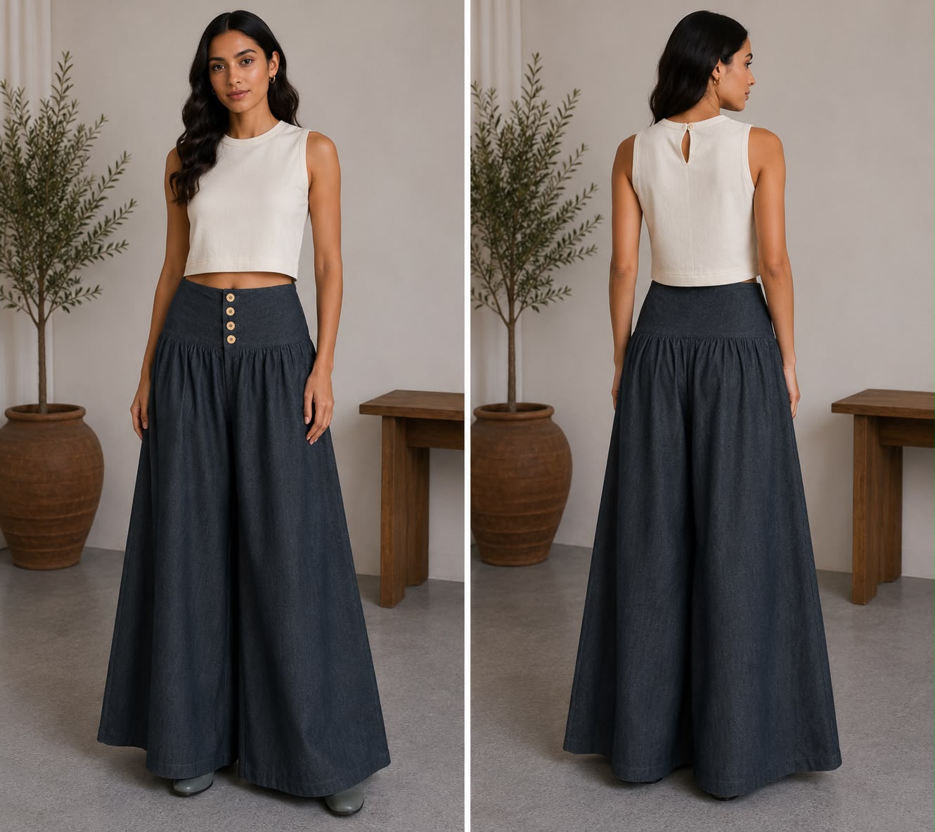 NOA WIDE-LEG PANT