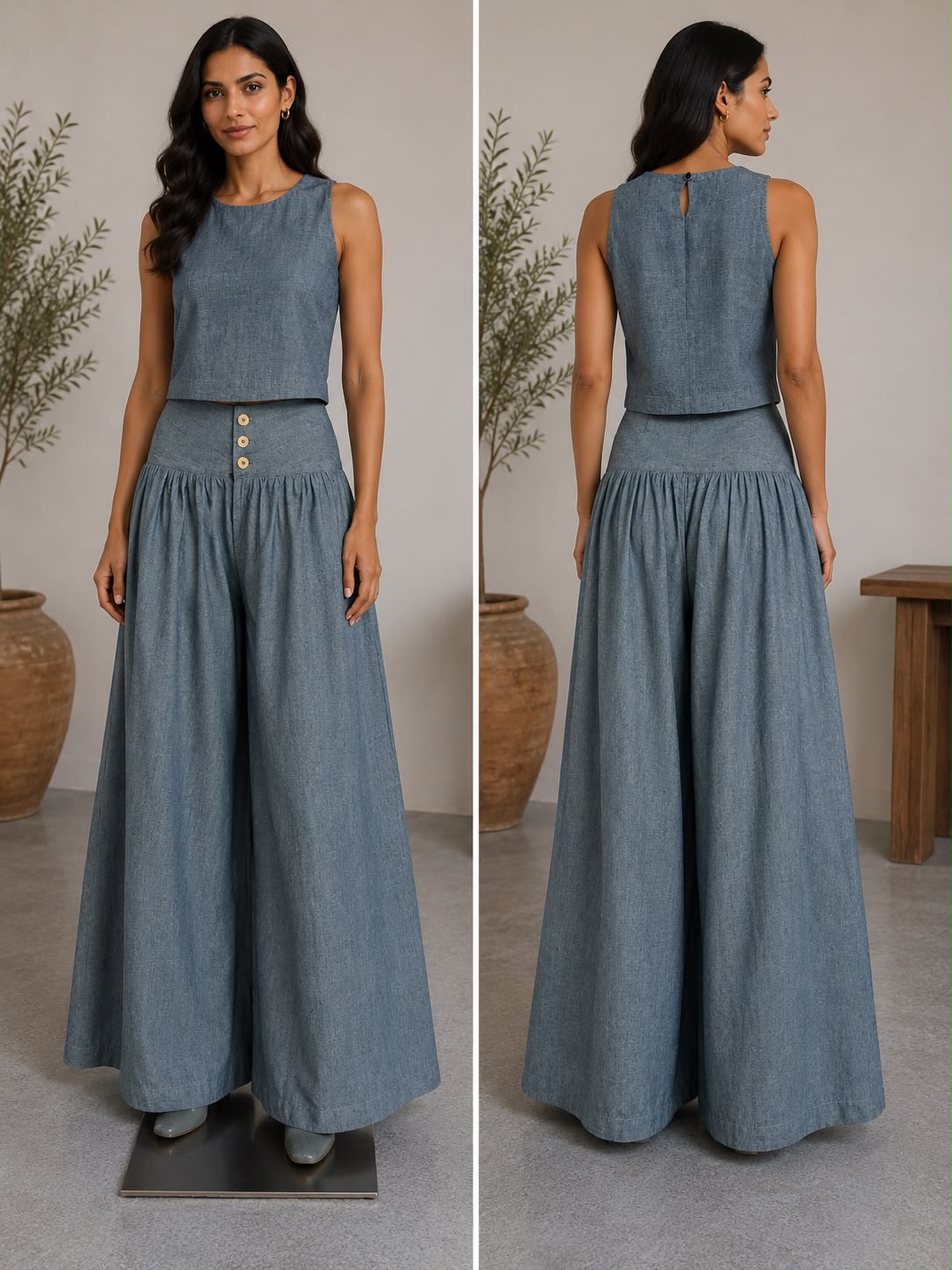 NOA WIDE-LEG PANT