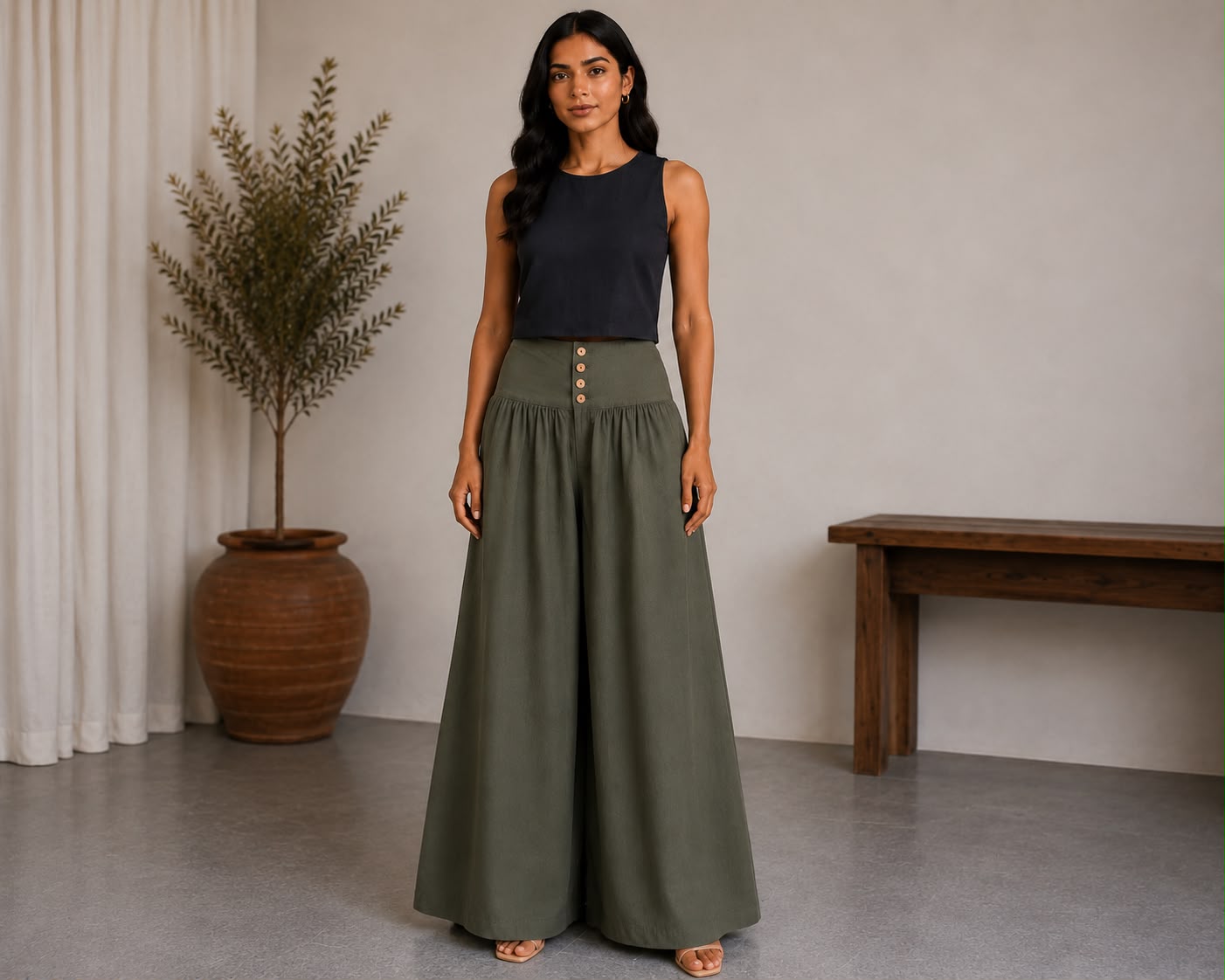 NOA WIDE-LEG PANT