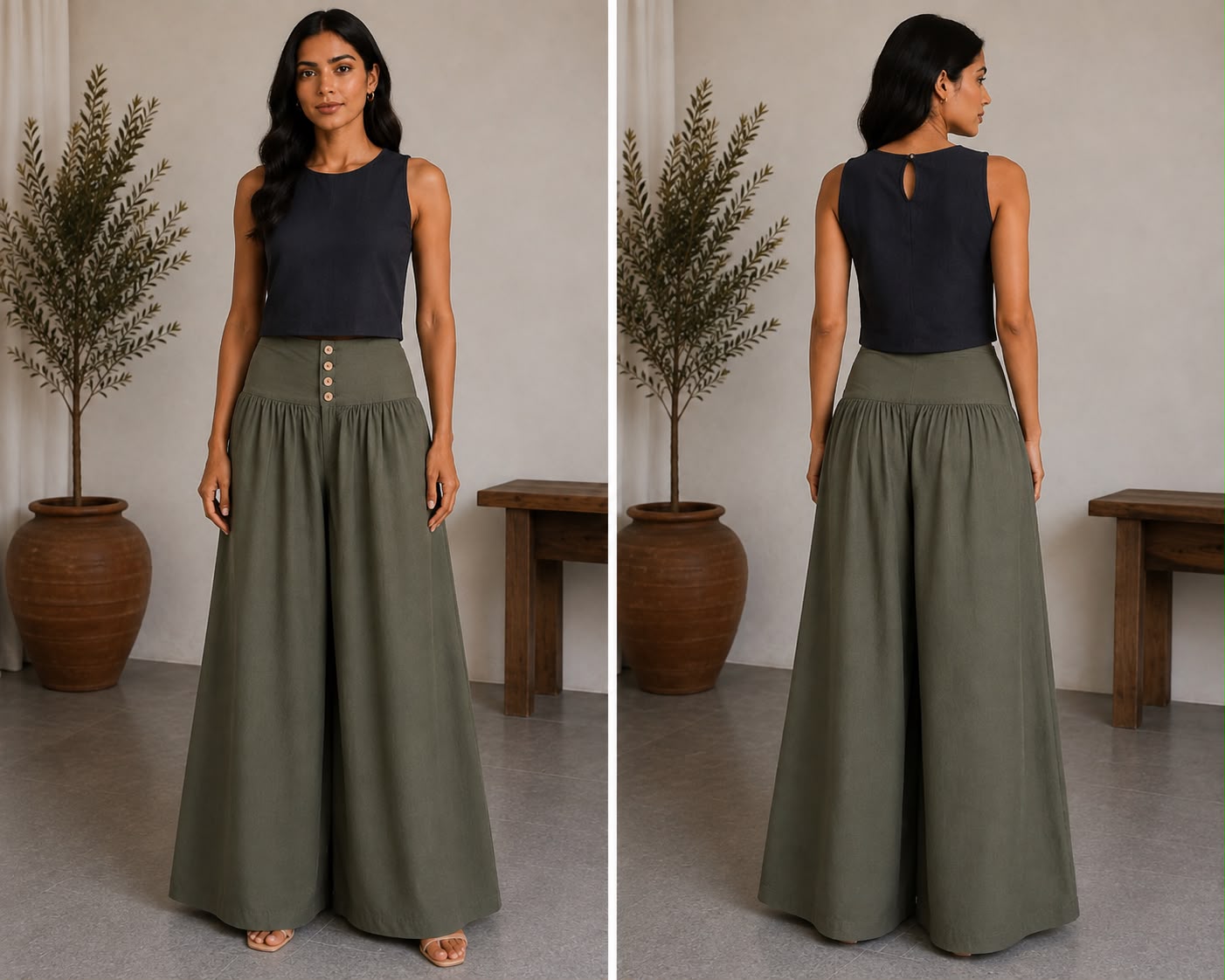 NOA WIDE-LEG PANT