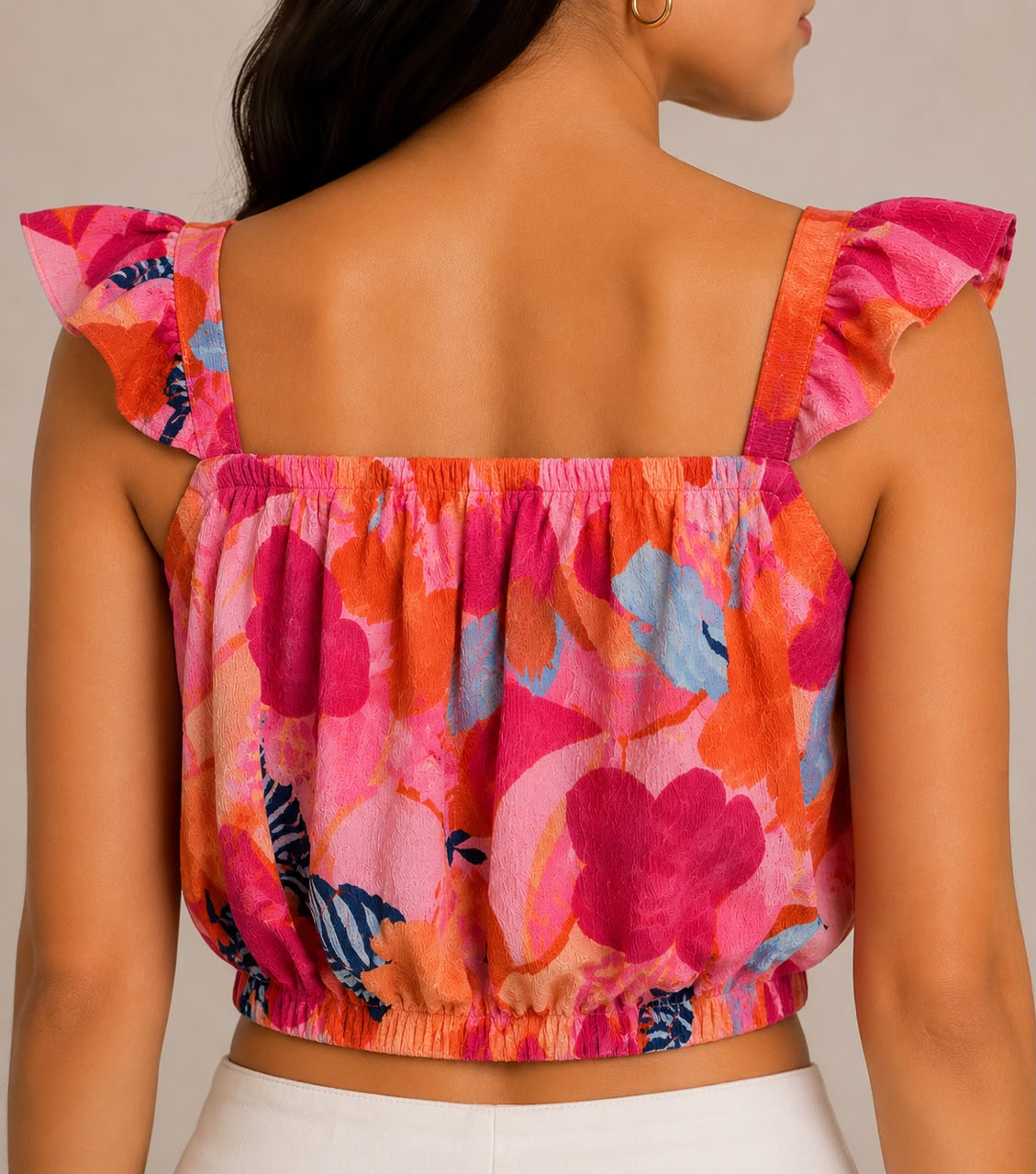 LUNA PETAL CROP TOP
