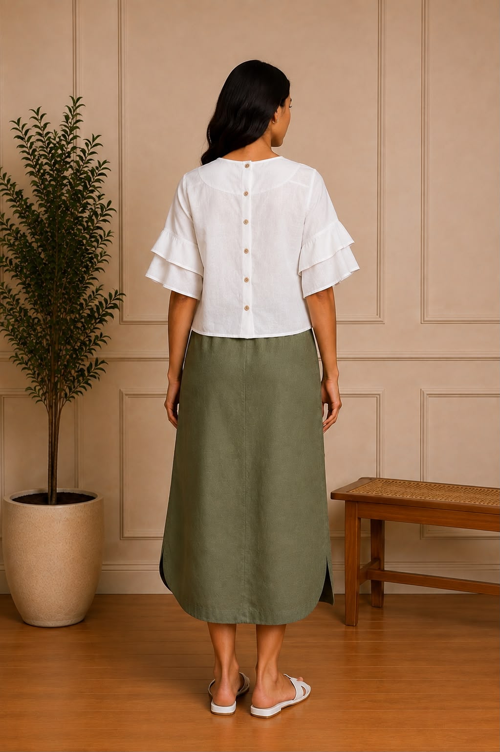 GARDEN WHISPER CROP TOP