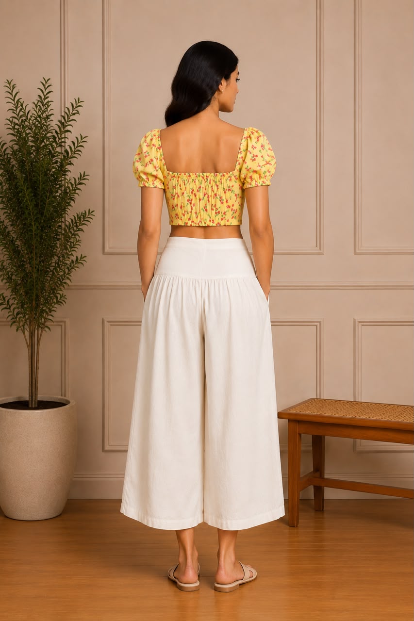 BLOOM AND BREEZE CROP TOP