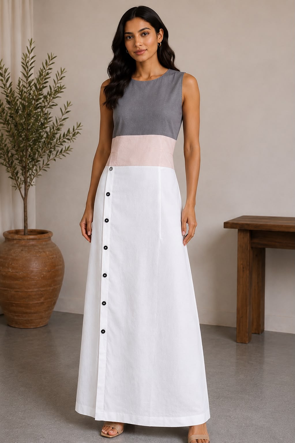 VERONA PANEL DRESS