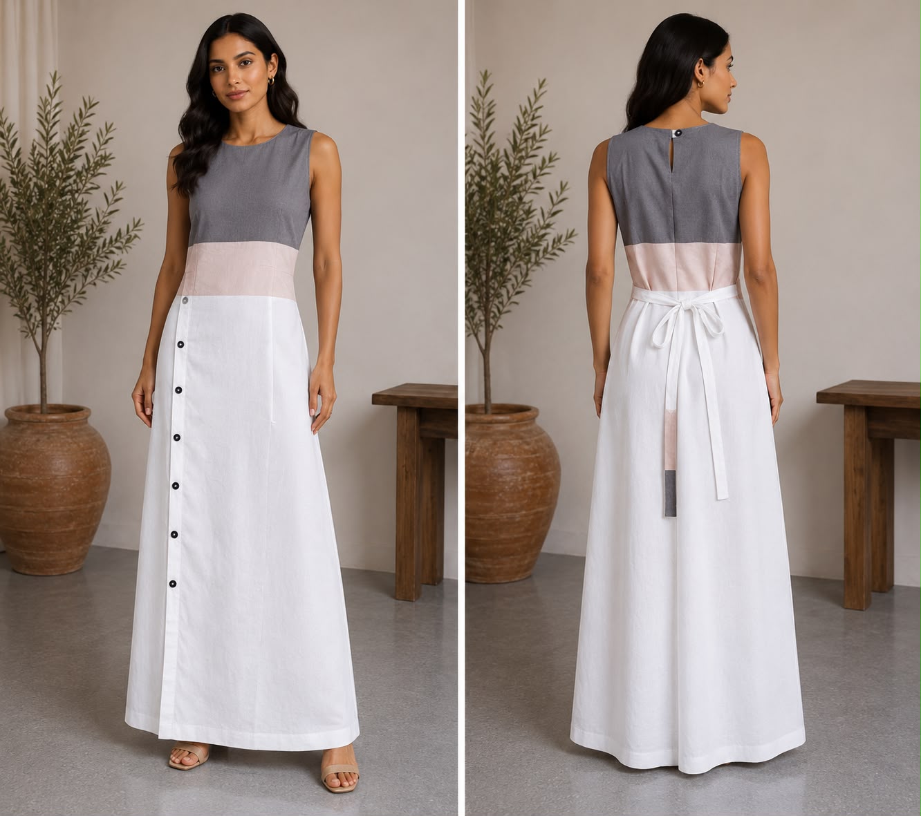 VERONA PANEL DRESS