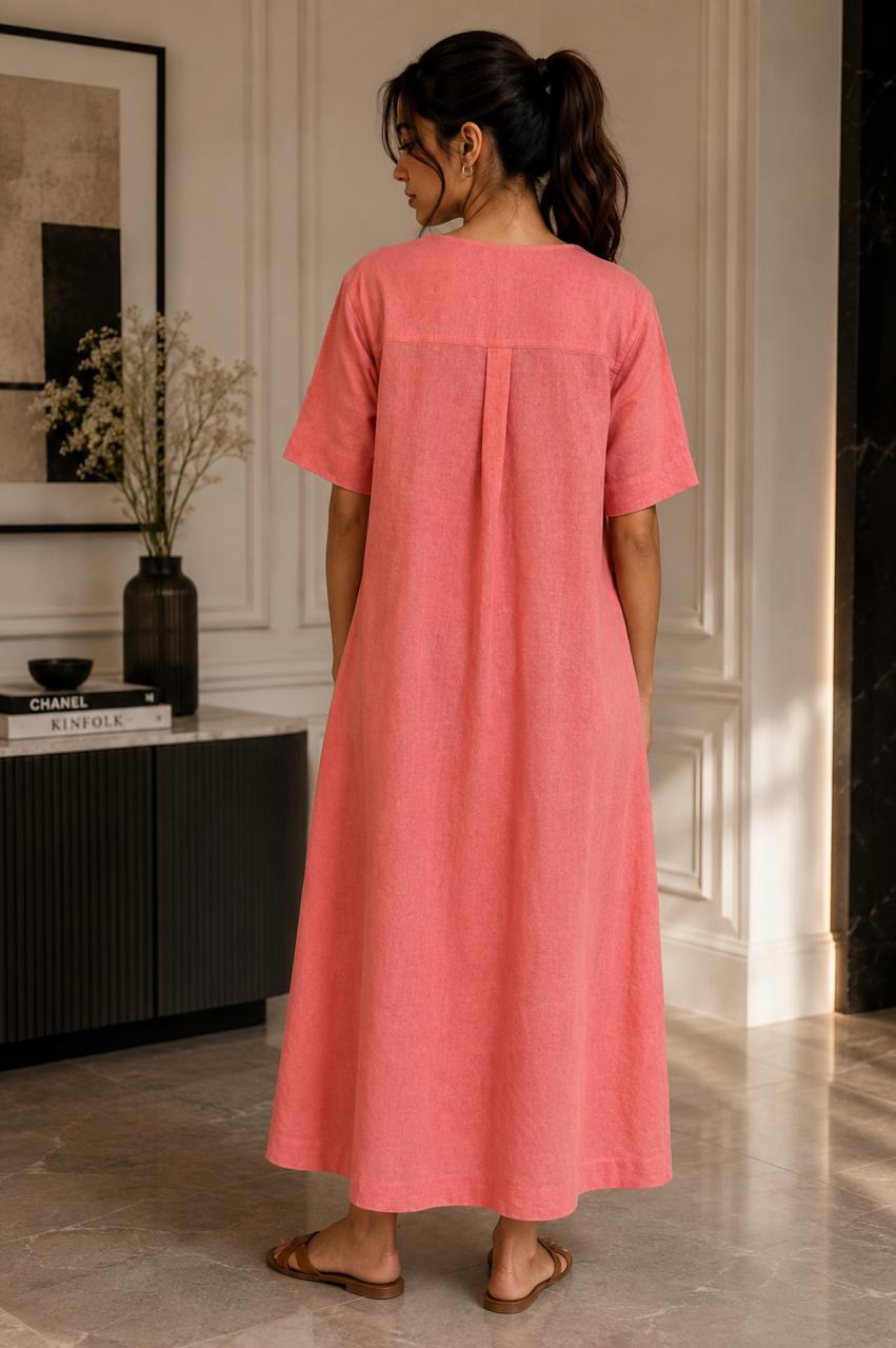 LUNA LINEN DRESS