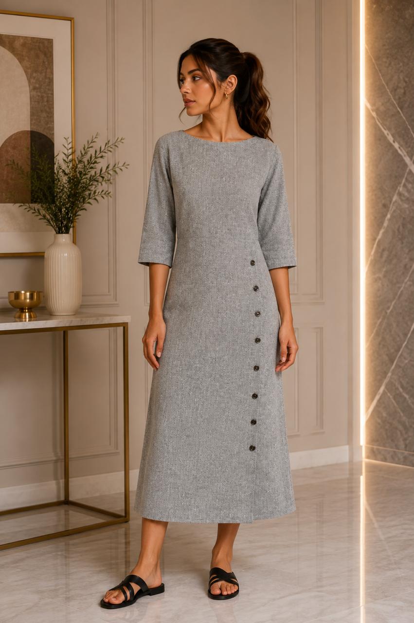 CELESTE LINEN DRESS