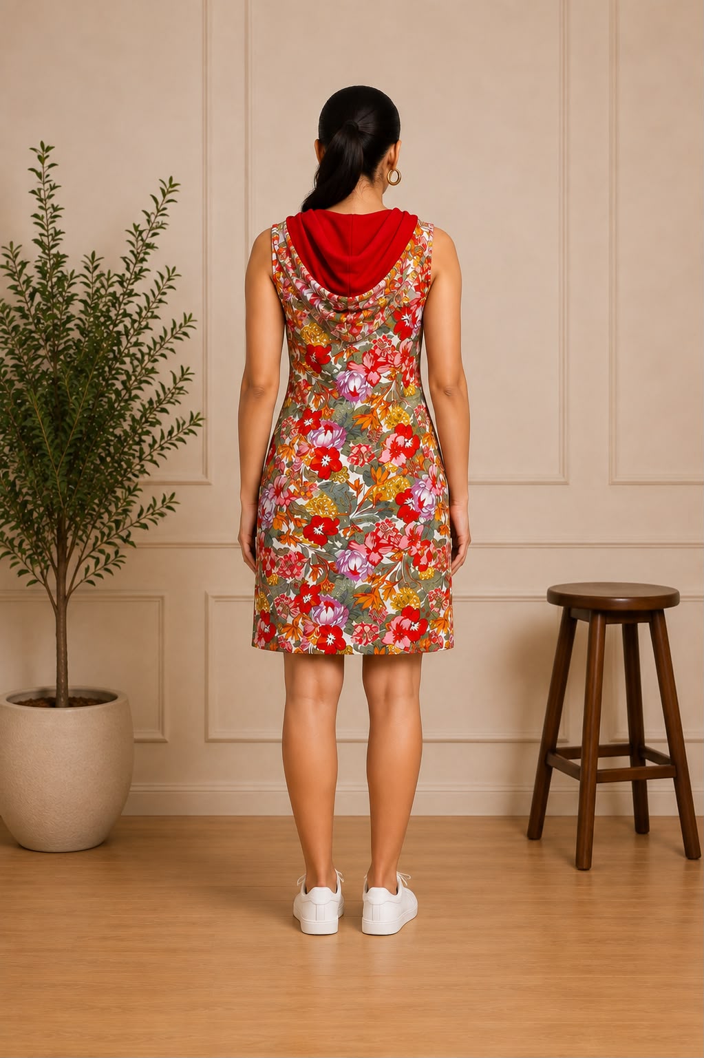 WILDFLOWER HOODIE DRESS