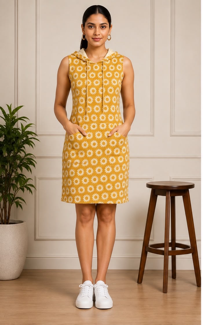 WILDFLOWER HOODIE DRESS