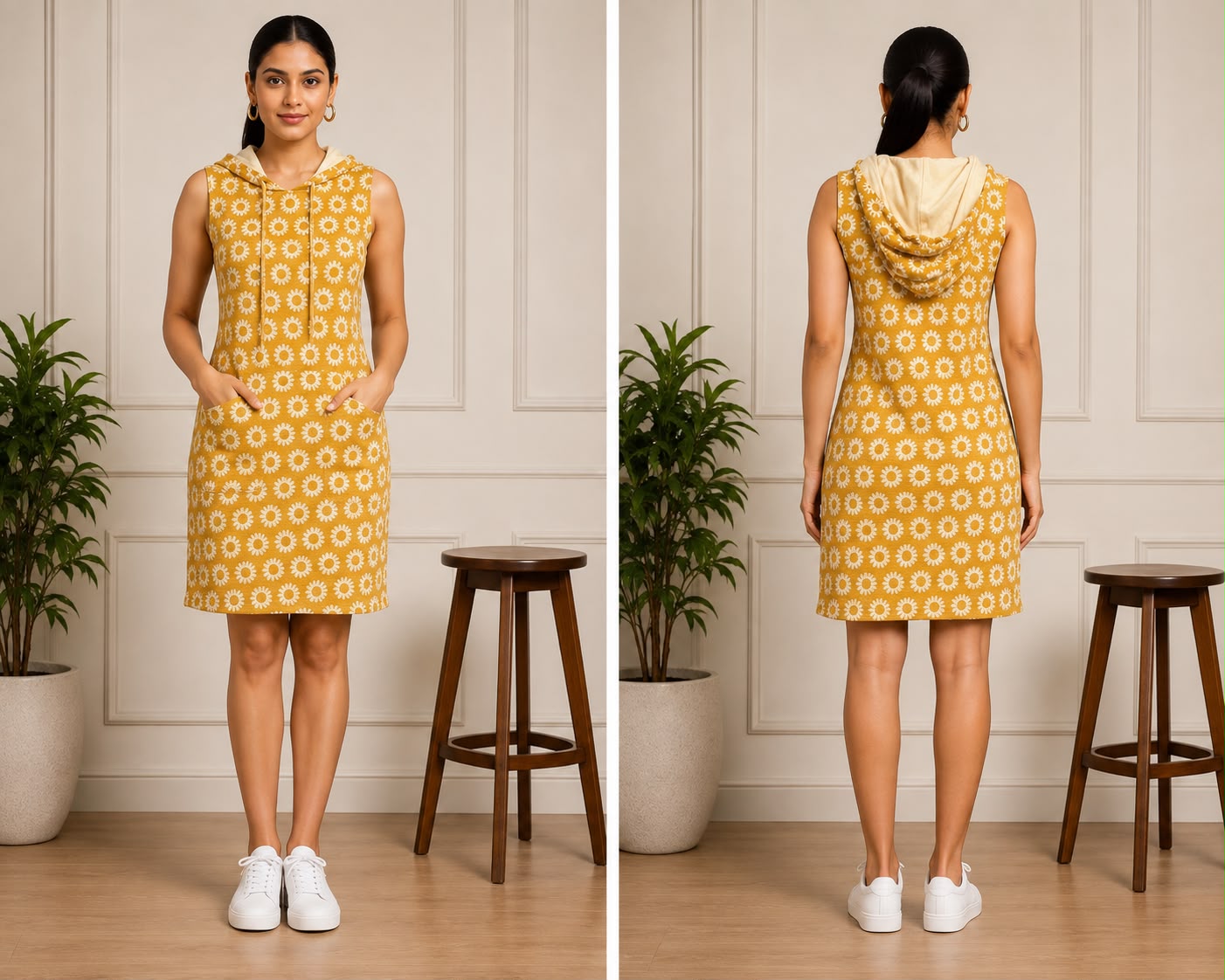 WILDFLOWER HOODIE DRESS